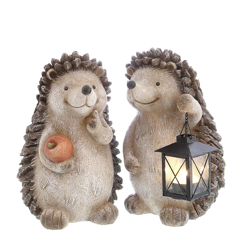 DEKOIGEL - Beige/Braun, LIFESTYLE, Kunststoff (20/18,5/28cm)