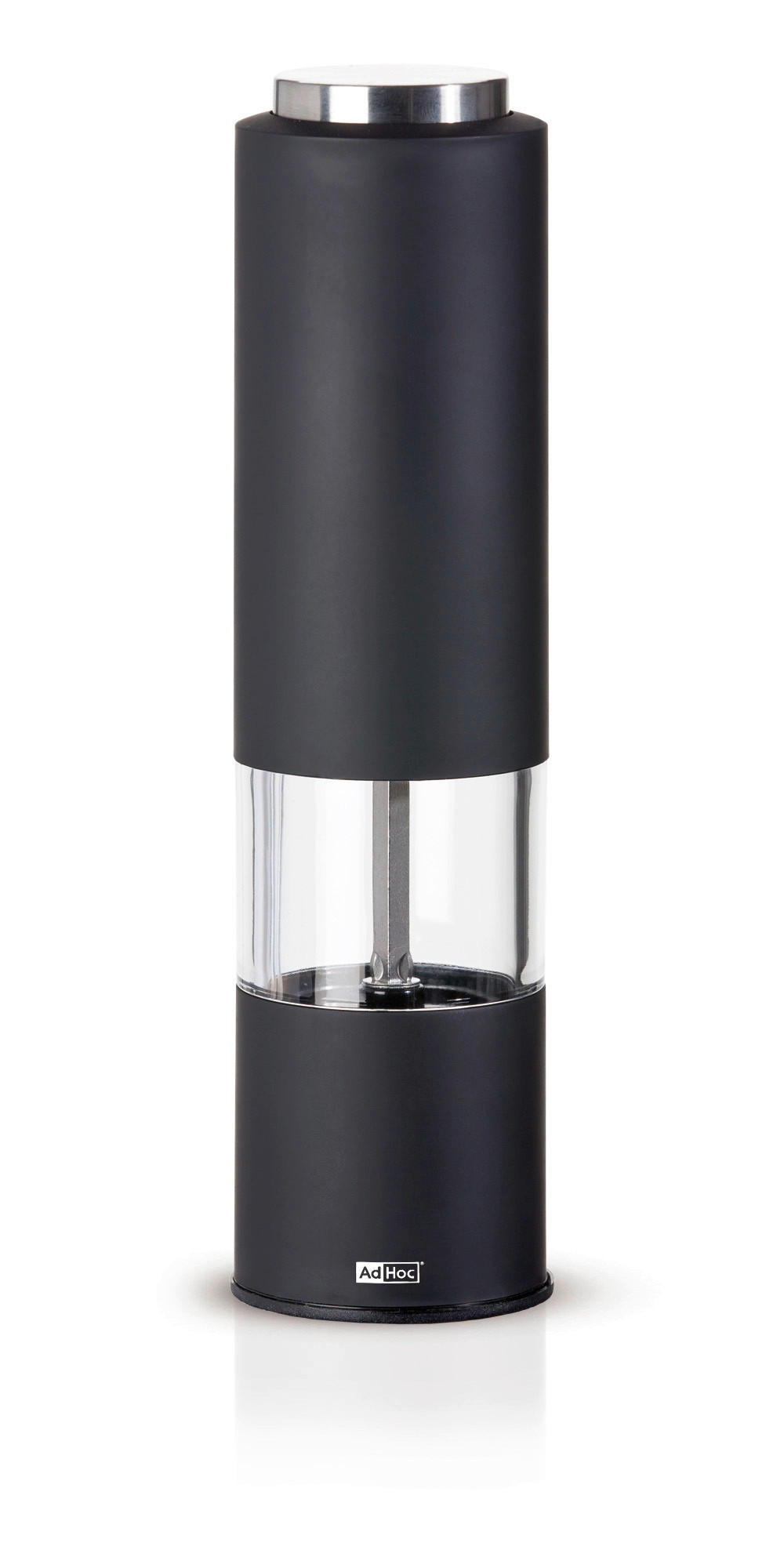 ELEKTR. SALZ-/PFEFFERMÜHLE TROPICA  - Schwarz, Design, Keramik/Kunststoff (5,0/21,5cm) - AdHoc