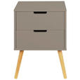 NACHTSCHRANK 40/60/30 cm Kiefer massiv  - Kaschmir/Naturfarben, Design, Holz/Holzwerkstoff (40/60/30cm) - Xora