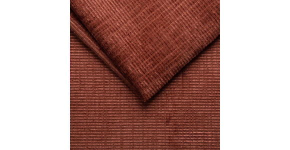 SCHLAFSOFA Chenille Terracotta  - Terracotta/Schwarz, KONVENTIONELL, Holz/Textil (212/97/105cm) - Carryhome