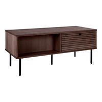 COUCHTISCH in Holz, Metall, Holzwerkstoff 100/50/45 cm  - Eiche dunkel/Schwarz, Design, Holz/Holzwerkstoff (100/50/45cm) - MID.YOU