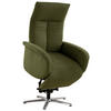 DREHSTUHL  in Flachgewebe Olivgrün  - Chromfarben/Olivgrün, Konventionell, Textil/Metall (75/112/82cm) - Sit & More