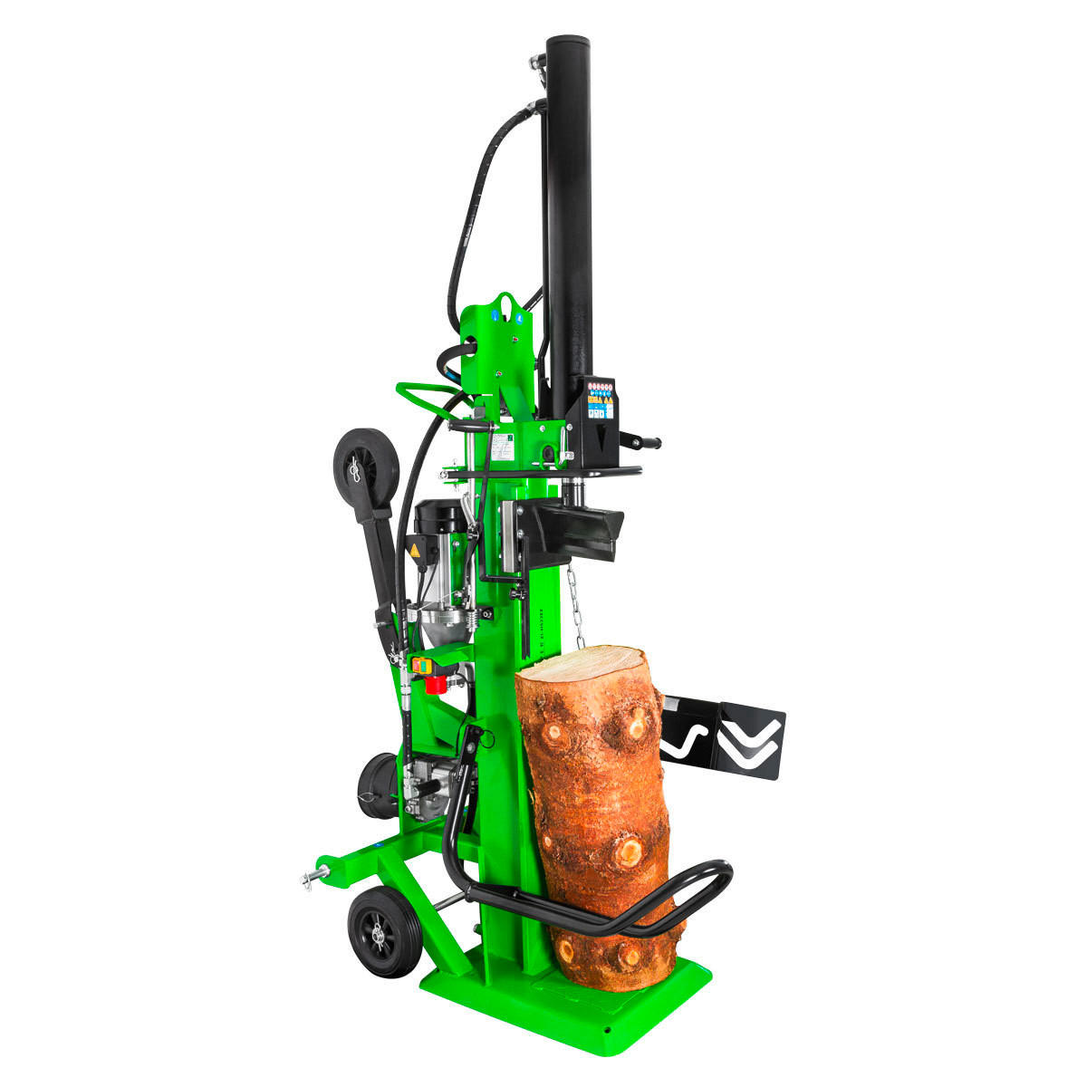 Holzspalter Zi-hs22ez 5100 Watt Inkl. Transporträder