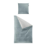 WENDEBETTWÄSCHE Makosatin 140/200 cm  - Blau, KONVENTIONELL, Textil (140/200cm) - Irisette