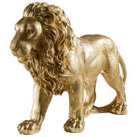 DEKOLÖWE - Goldfarben, LIFESTYLE, Kunststoff (47/15/32cm) - Ambia Home