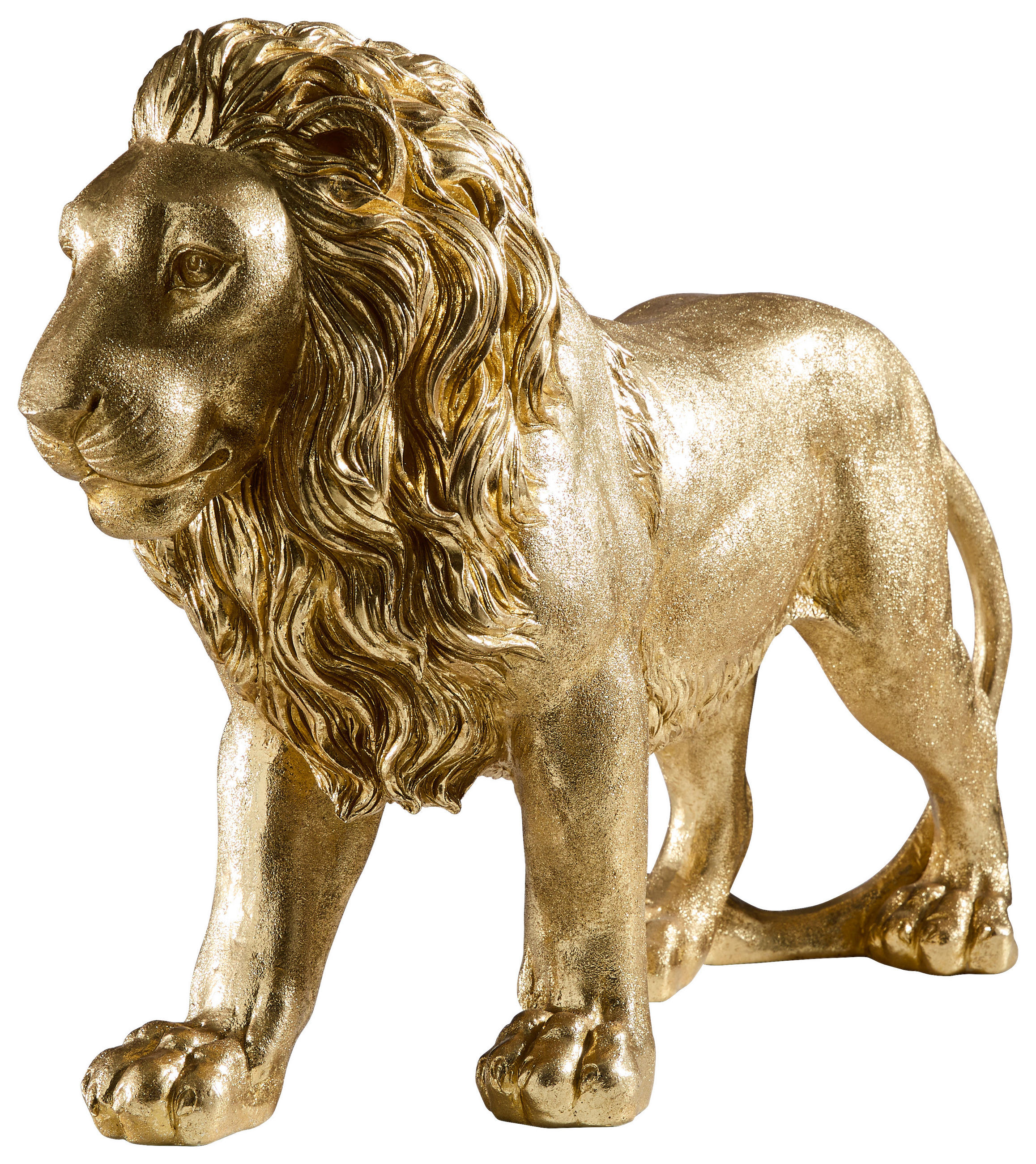 Ambia Home Dekolöwe Gold 15x32x47 cm