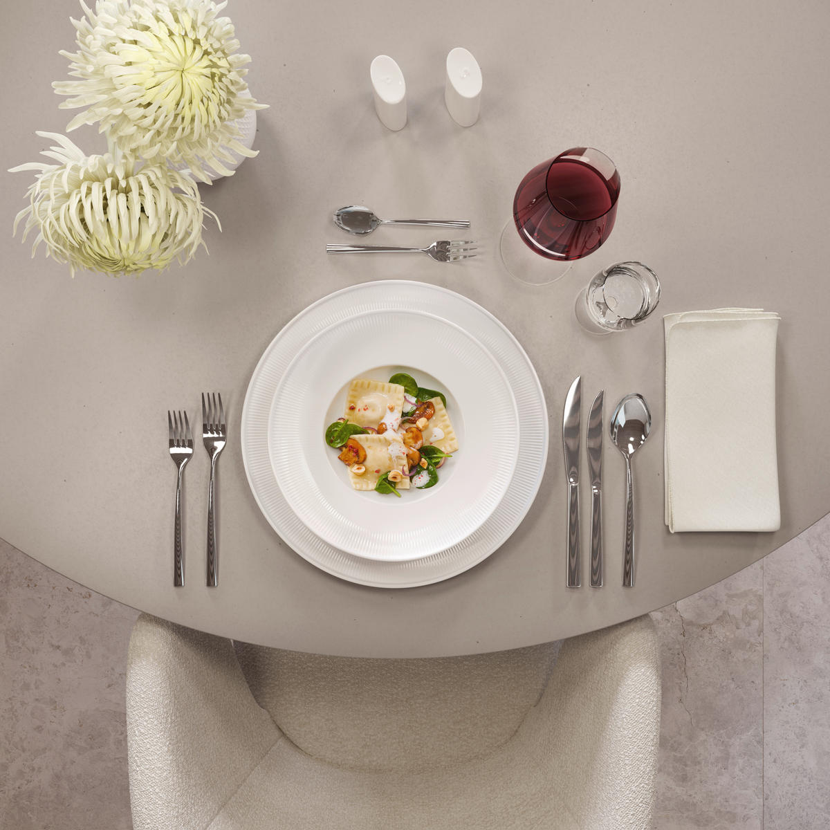PASTATELLER Fine China Afina  - Weiß, KONVENTIONELL, Keramik (25cm) - Villeroy & Boch
