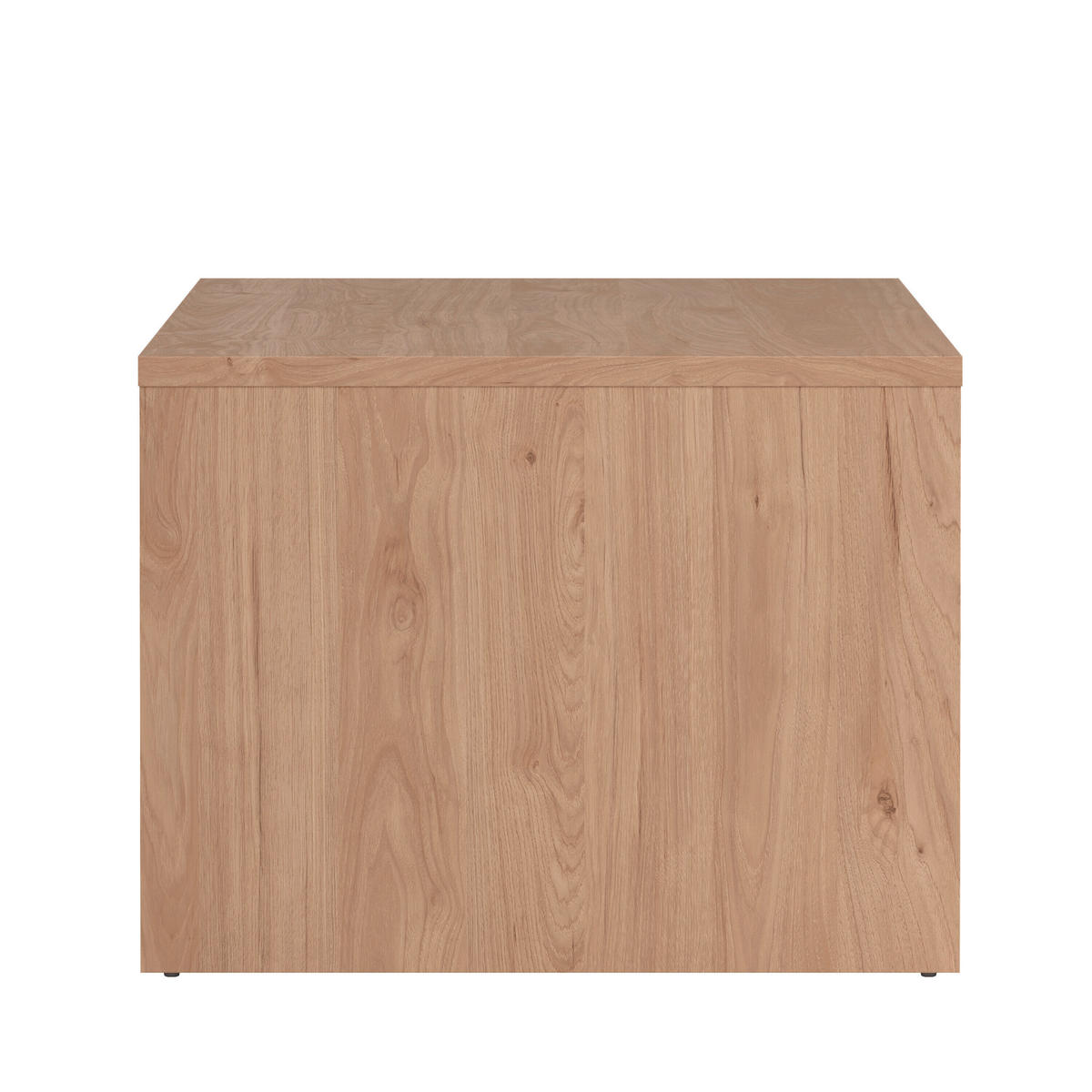 COUCHTISCH 120/60/46 cm rechteckig Weiß Hochglanz, Hickory  - Weiß Hochglanz/Hickory, KONVENTIONELL, Holzwerkstoff (120/60/46cm) - Boxxx