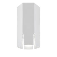 DECKENLEUCHTE Tuba 6.3/6.3/12 cm   - Weiß, Design, Metall (6.3/6.3/12cm)