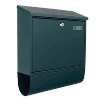 BRIEFKASTEN Grün  - Grün, KONVENTIONELL, Metall (36.5/41.5/11.5cm) - ROTTNER