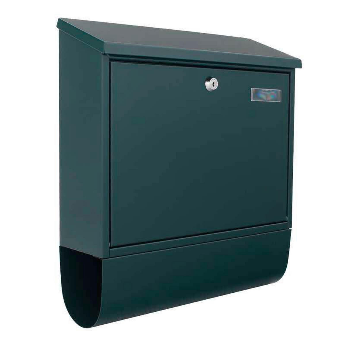 BRIEFKASTEN Grün  - Grün, KONVENTIONELL, Metall (36.5/41.5/11.5cm) - ROTTNER