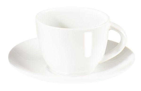 ESPRESSOTASSE MIT UNTERTASSE A TABLE 70 ml  - Weiss, Basics, Keramik (0.07l) - ASA