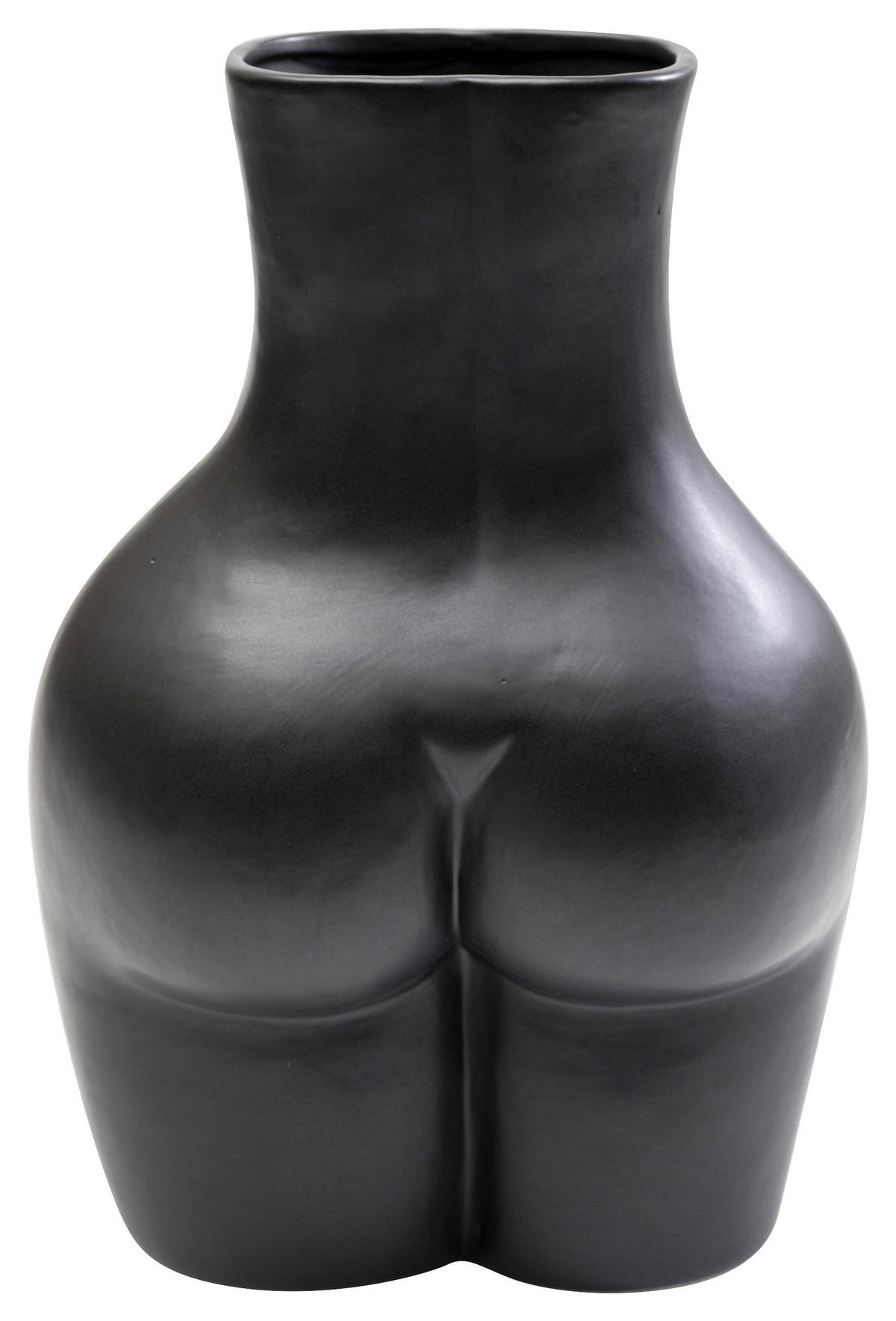 VASE 40 cm  - Schwarz, Design, Keramik (27/40/16cm) - Kare-Design