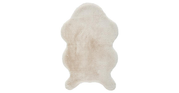 KUNSTFELL 60/90 cm Creme  - Creme, KONVENTIONELL, Textil (60/90cm) - Boxxx