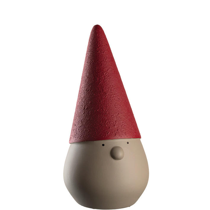 GNOM DEKORATIVNI - smeđa/crvena, Design, keramika (19/40/19cm) - Leonardo