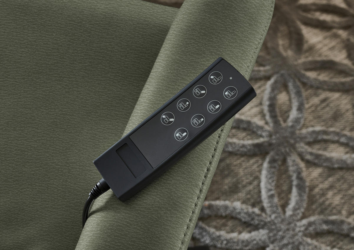 RELAXSESSEL in Leder Dunkelgrün  - Dunkelgrün/Schwarz, Design, Leder/Metall (76/110/86cm) - Dieter Knoll