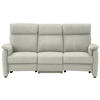 TRAPEZSOFA in Flachgewebe Naturfarben  - Schwarz/Naturfarben, Konventionell, Textil/Metall (219/107/97cm) - Pure Home Comfort