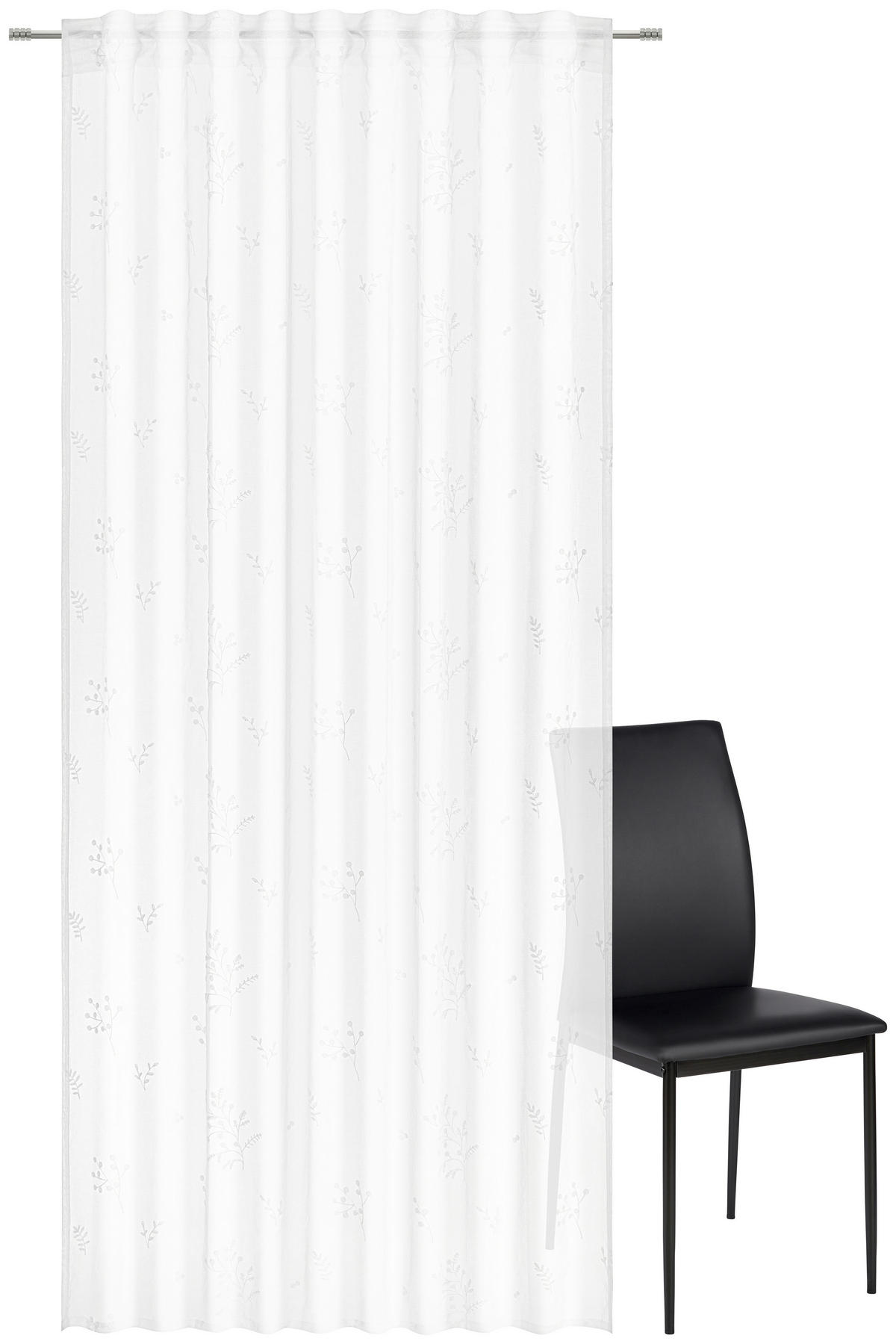 FERTIGVORHANG  transparent   140/245 cm  - Weiß, Natur, Textil (140/245cm) - Esposa