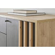 GARDEROBE 5-teilig  in 114/197/40 cm  - Schwarz/Eiche Artisan, Design, Glas/Holzwerkstoff (114/197/40cm) - Carryhome