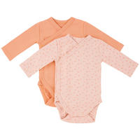 WICKELBODY 2-teilig  - Koralle, Basics, Textil (50/56null) - Avelia
