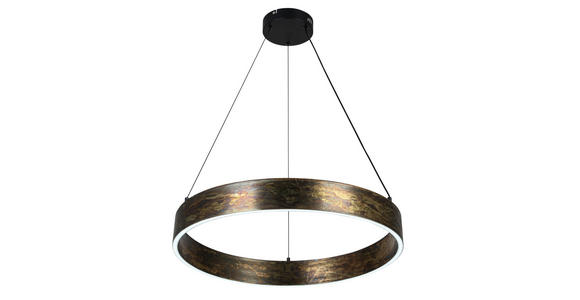 LED-HÄNGELEUCHTE Oxira 59/120 cm  - Multicolor/Schwarz, Design, Kunststoff/Metall (59/120cm) - Dieter Knoll