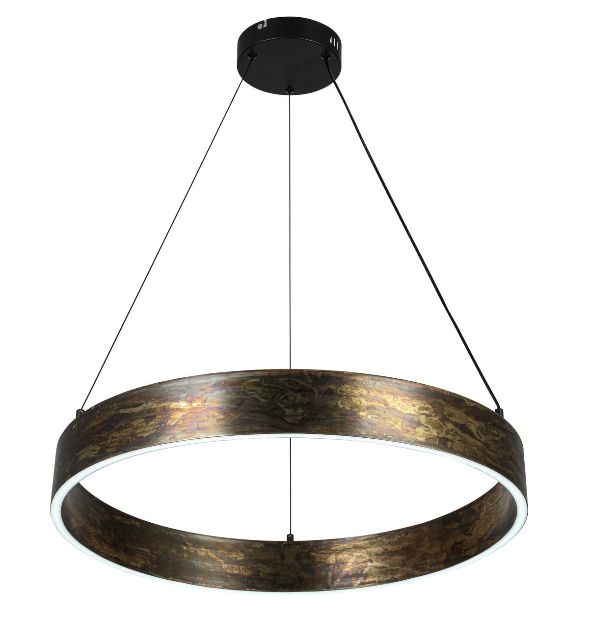 LED-HÄNGELEUCHTE Oxira 59/120 cm  - Multicolor/Schwarz, Design, Kunststoff/Metall (59/120cm) - Dieter Knoll