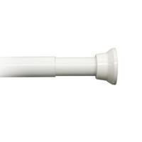 DUSCHDRAPERISTÅNG  - vit, Basics, metall (120-220cm)