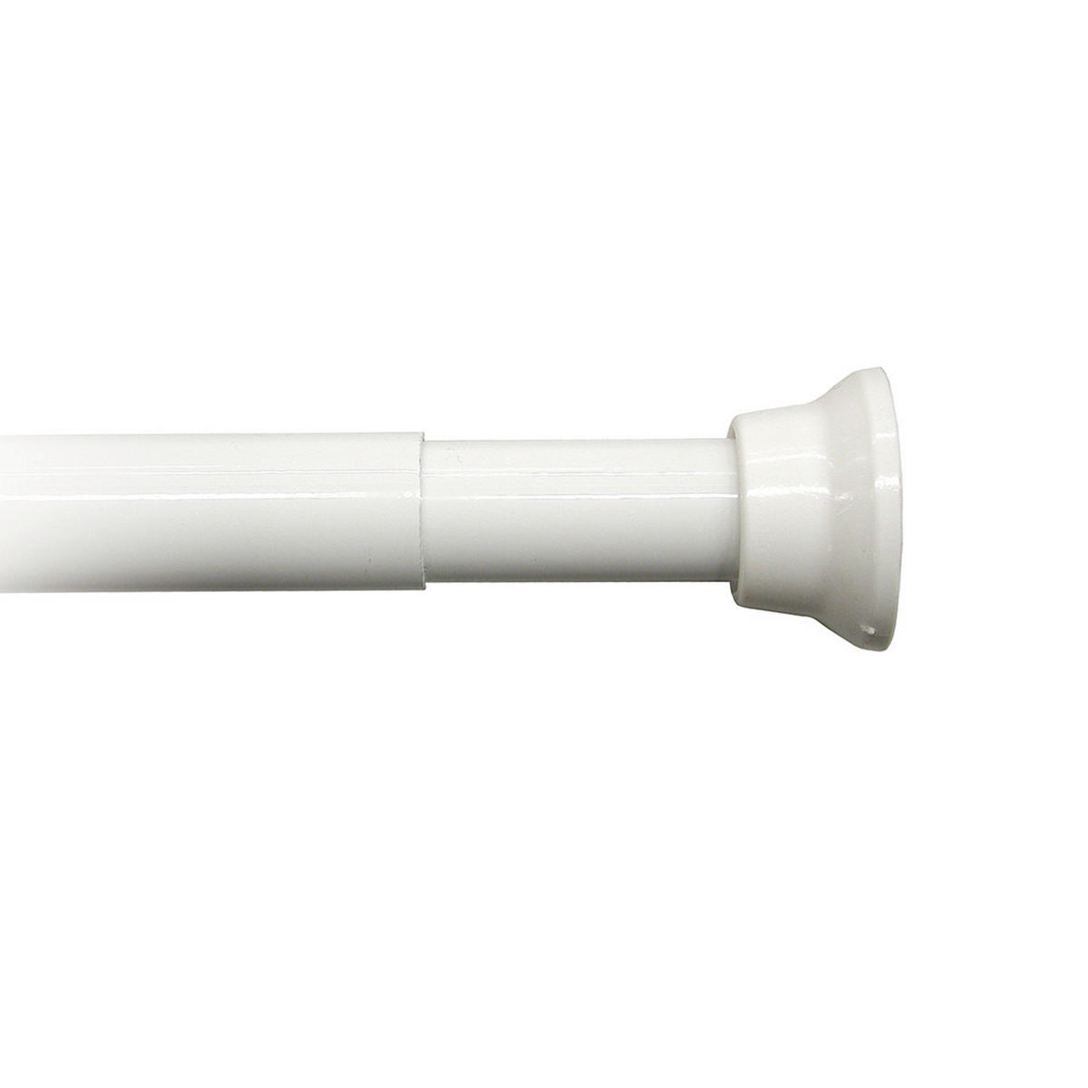 DUSCHDRAPERISTÅNG  - vit, Basics, metall (120-220cm)