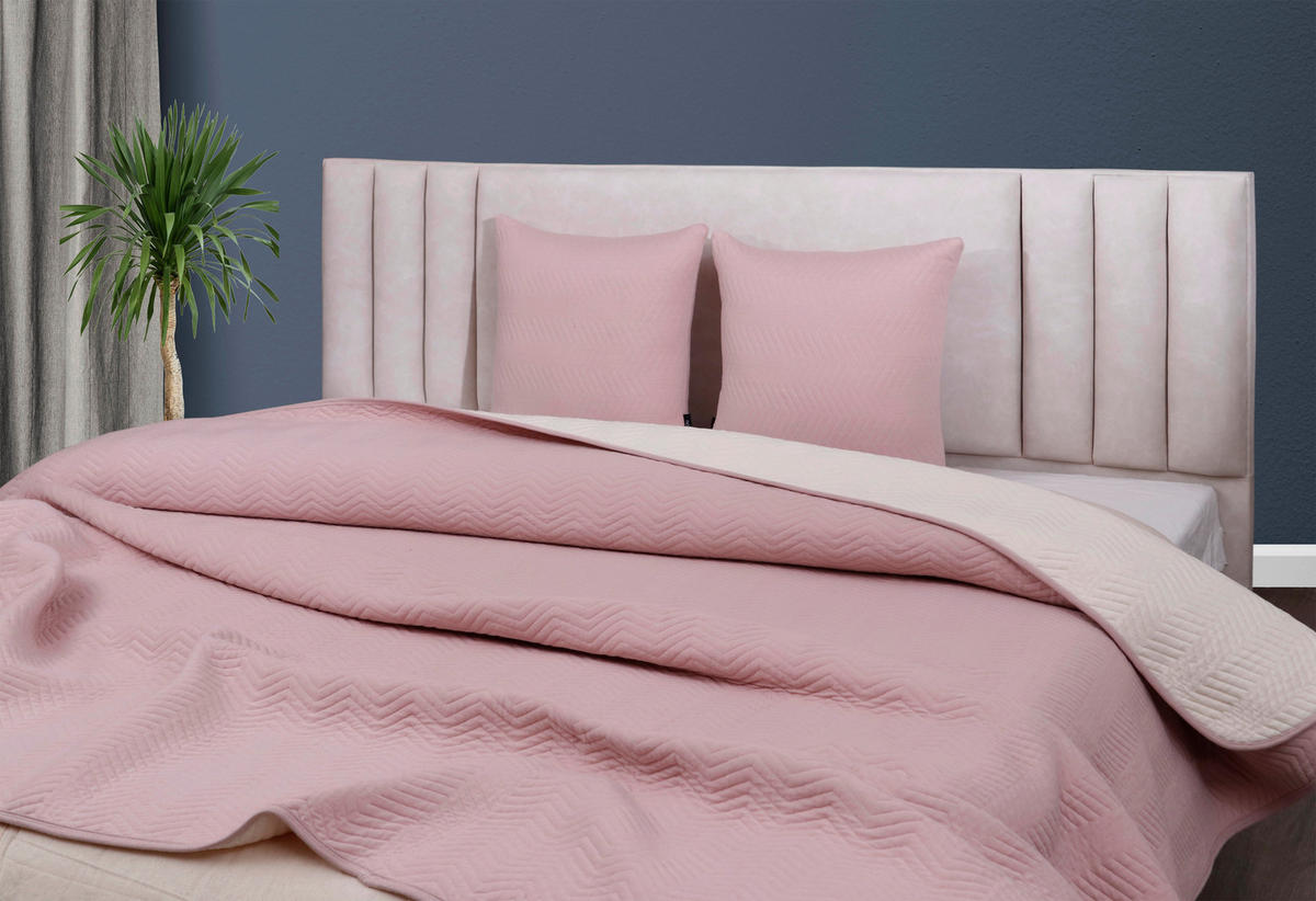 ÁGYTAKARÓ 220/240 cm  - pink, Konventionell, textil (220/240cm) - Novel