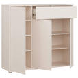 SCHUHSCHRANK  in 109,2/99,1/34,9 cm  - Sandfarben/Grau, MODERN, Holzwerkstoff/Kunststoff (109,2/99,1/34,9cm) - Carryhome