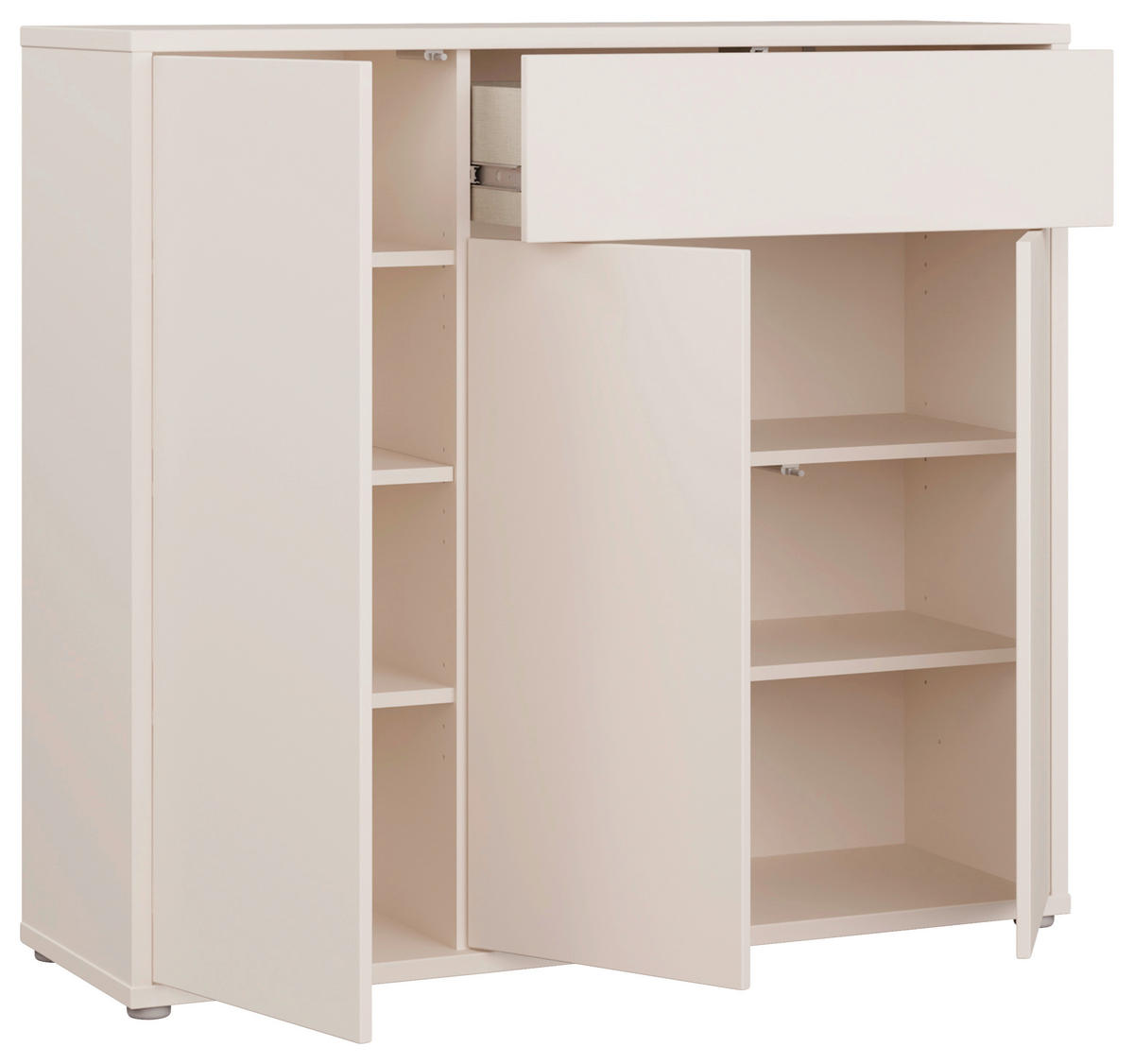 SCHUHSCHRANK  in 109,2/99,1/34,9 cm  - Sandfarben/Grau, MODERN, Holzwerkstoff/Kunststoff (109,2/99,1/34,9cm) - Carryhome