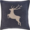 DEKORAČNÍ POLŠTÁŘ 50/50 cm - antracitová, Lifestyle, textil (50/50cm) - David Fussenegger
