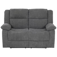 2-SITS SOFFA i textil grå  - svart/grå, Basics, textil/plast (153/101/90cm) - P & B