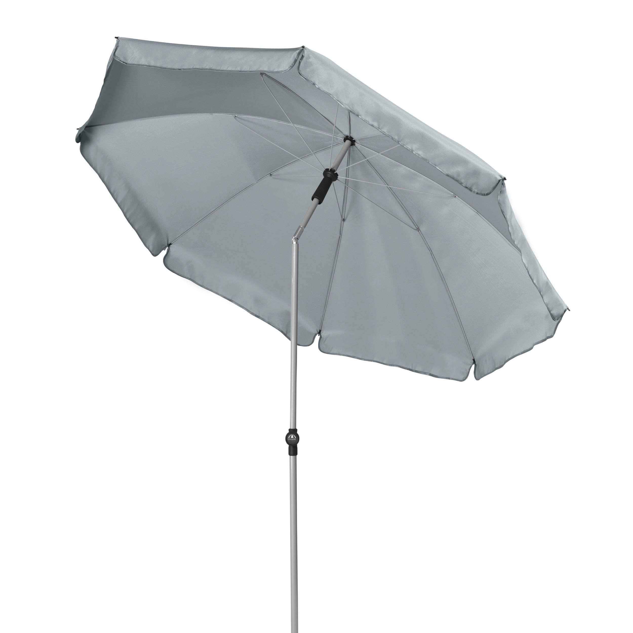 SONNENSCHIRM 200 cm  - Hellgrau, Basics, Textil/Metall (200/200cm) - Doppler