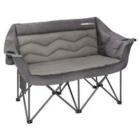 CAMPING-KLAPPSTUHL - Grau/Grün, Basics, Textil/Metall (134/108/50cm) - Modante