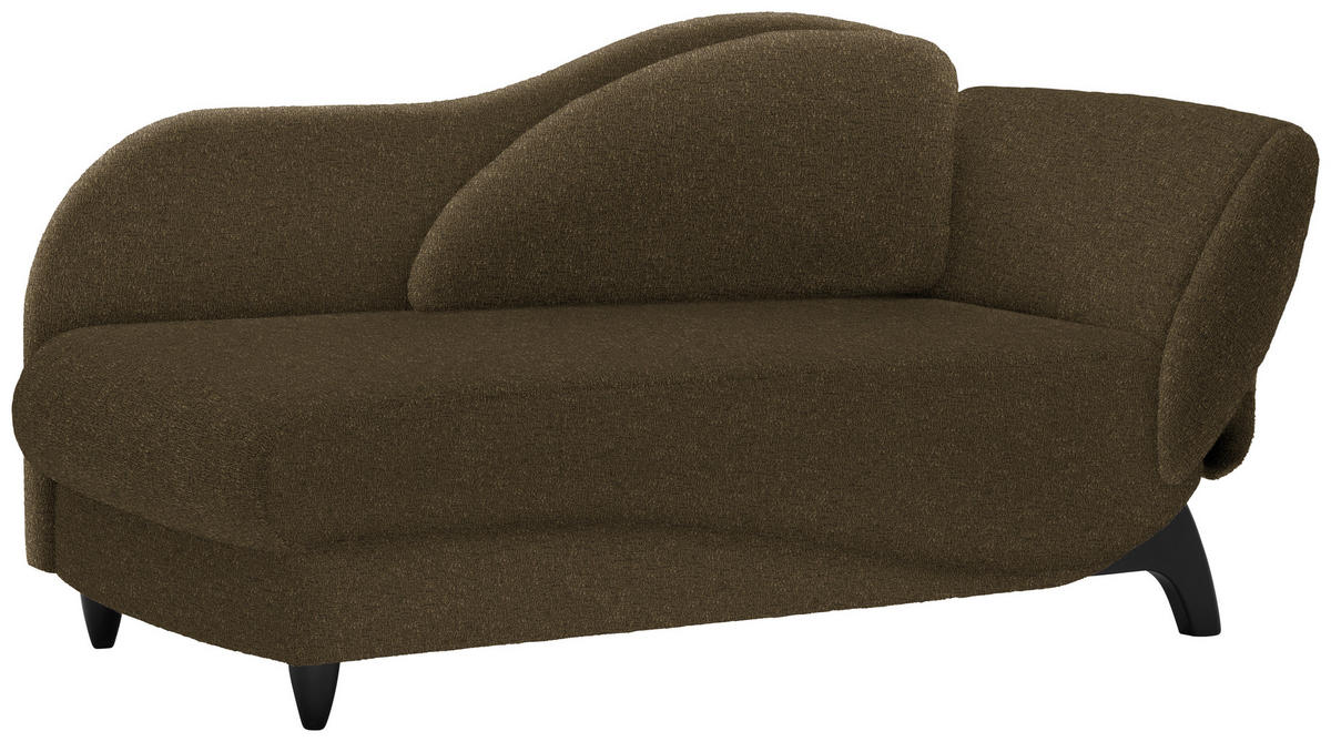 LIEGE Webstoff Grün  - Schwarz/Grün, MODERN, Holz/Textil (171-190/87/84cm) - Joka