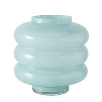 VASE  - Türkis, Basics, Glas (18/18cm) - Boltze Home