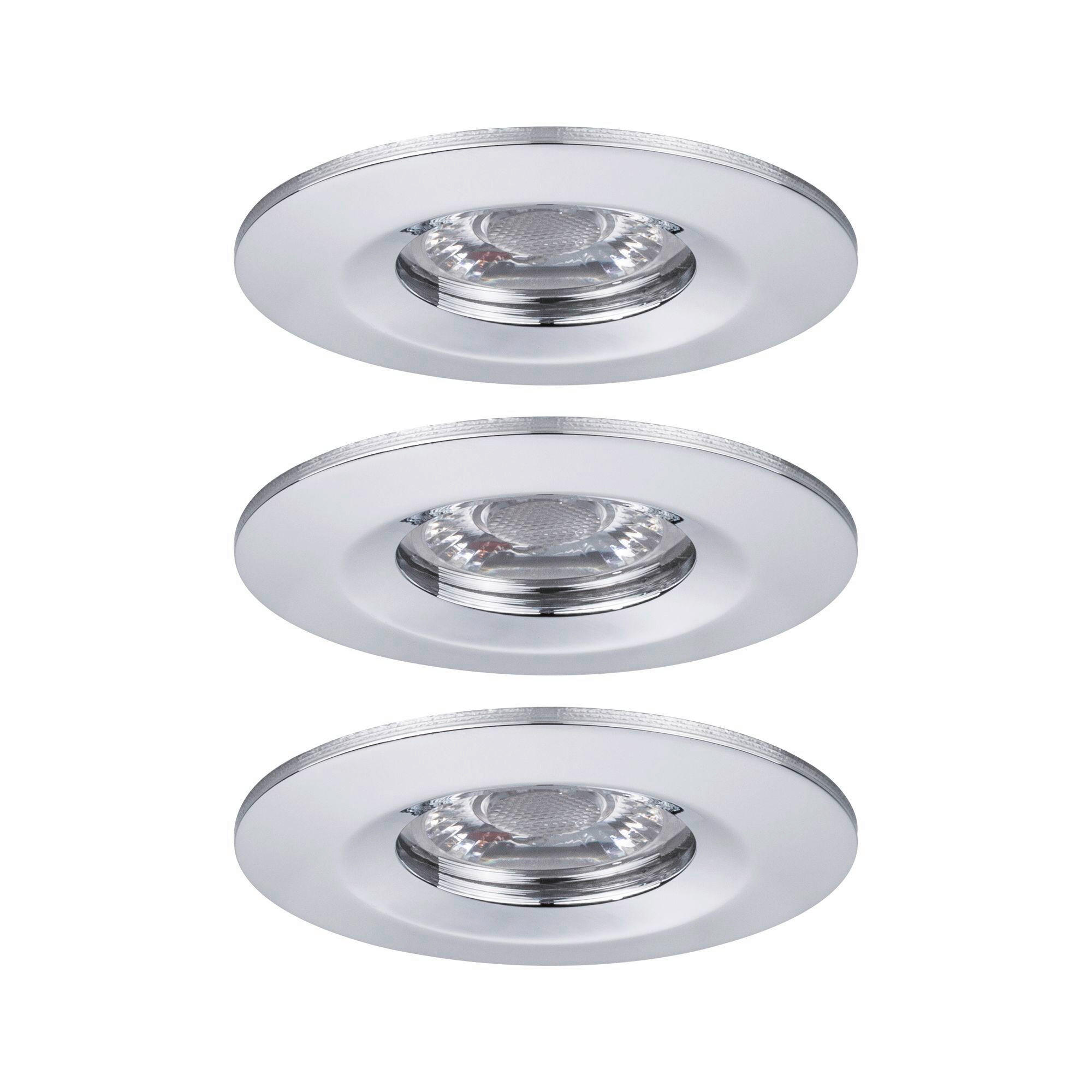 LED-DECKENLEUCHTE 6,5 cm  - Chromfarben/Alufarben, Basics, Metall (6,5cm) - Paulmann