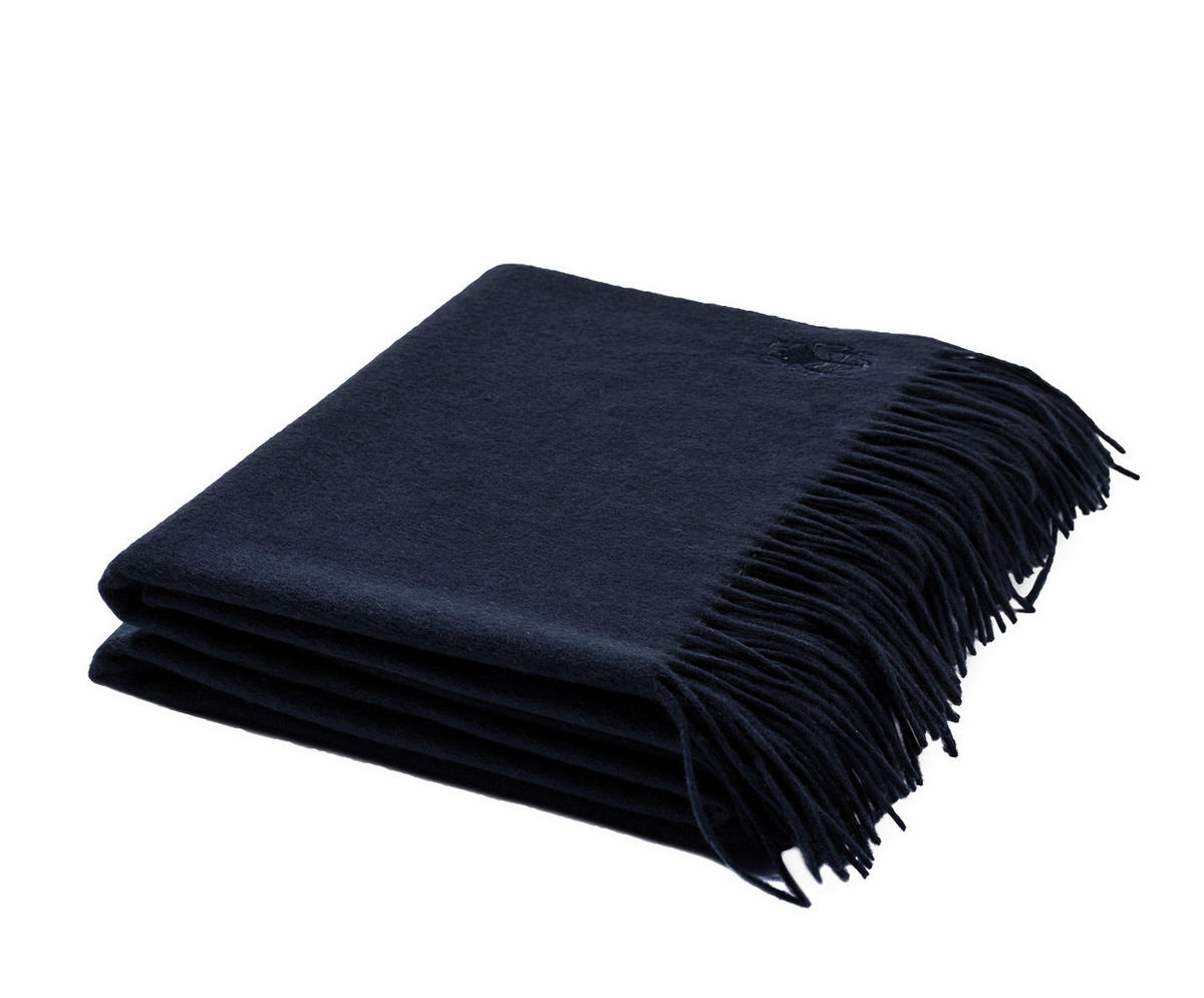 TAGESDECKE Classic Cashmere zoeppritz since 1828 130/180 cm  - Dunkelblau, KONVENTIONELL, Textil (130/180cm) - Zoeppritz