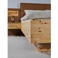 BETT 180/200 cm  in Zirbelkieferfarben, Rostfarben  - Rostfarben/Zirbelkieferfarben, Natur, Holz/Textil (180/200cm) - Valnatura