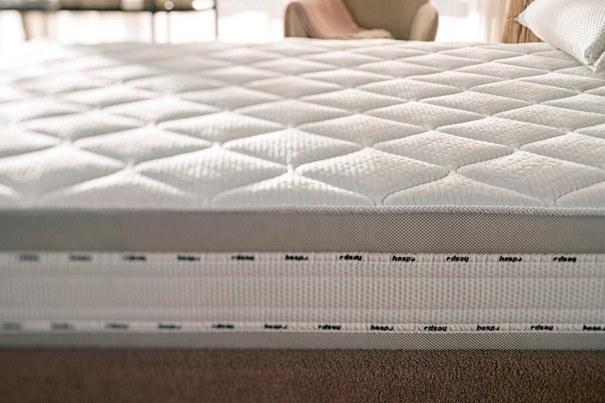 VZMETNICA 160/200 cm  - bela, Basics, tekstil (160/200cm) - Hespo