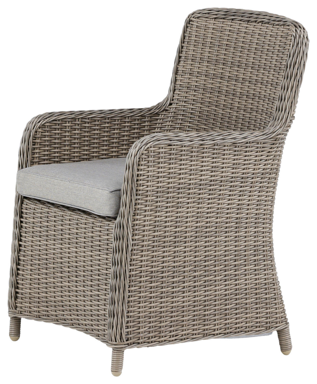GARTENSTUHL-SET Stahl Braun  - Braun, KONVENTIONELL, Kunststoff/Textil (62/94/66cm) - Gardenson