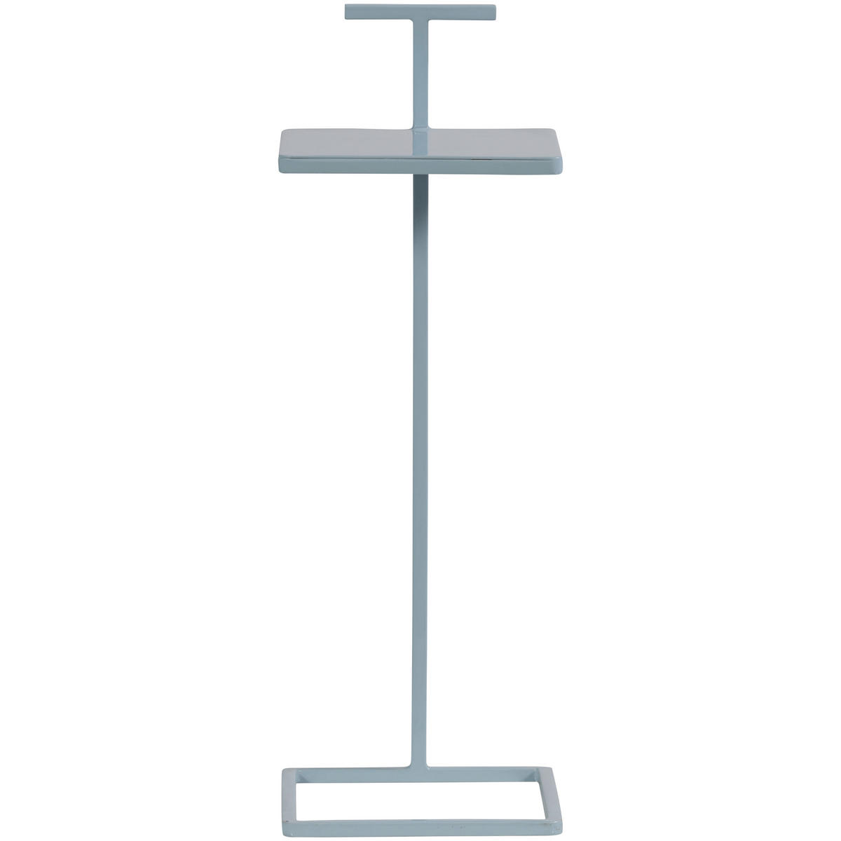 BEISTELLTISCH in Metall 22/22/64 cm  - Hellblau, Design, Metall (22/22/64cm) - Livetastic