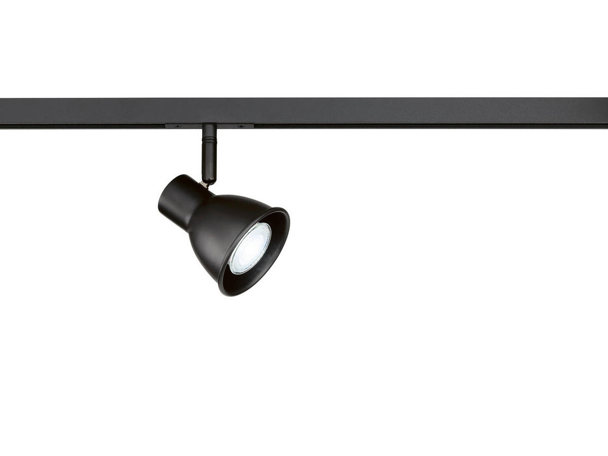 SCHIENENSYSTEM  8,5/17,00 cm    - Schwarz, Basics, Metall (8,5/17,00cm) - Fischer & Honsel