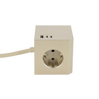 STECKDOSENWÜRFEL - Goldfarben, Basics, Kunststoff (7,5/7,5/7,5cm) - Mican