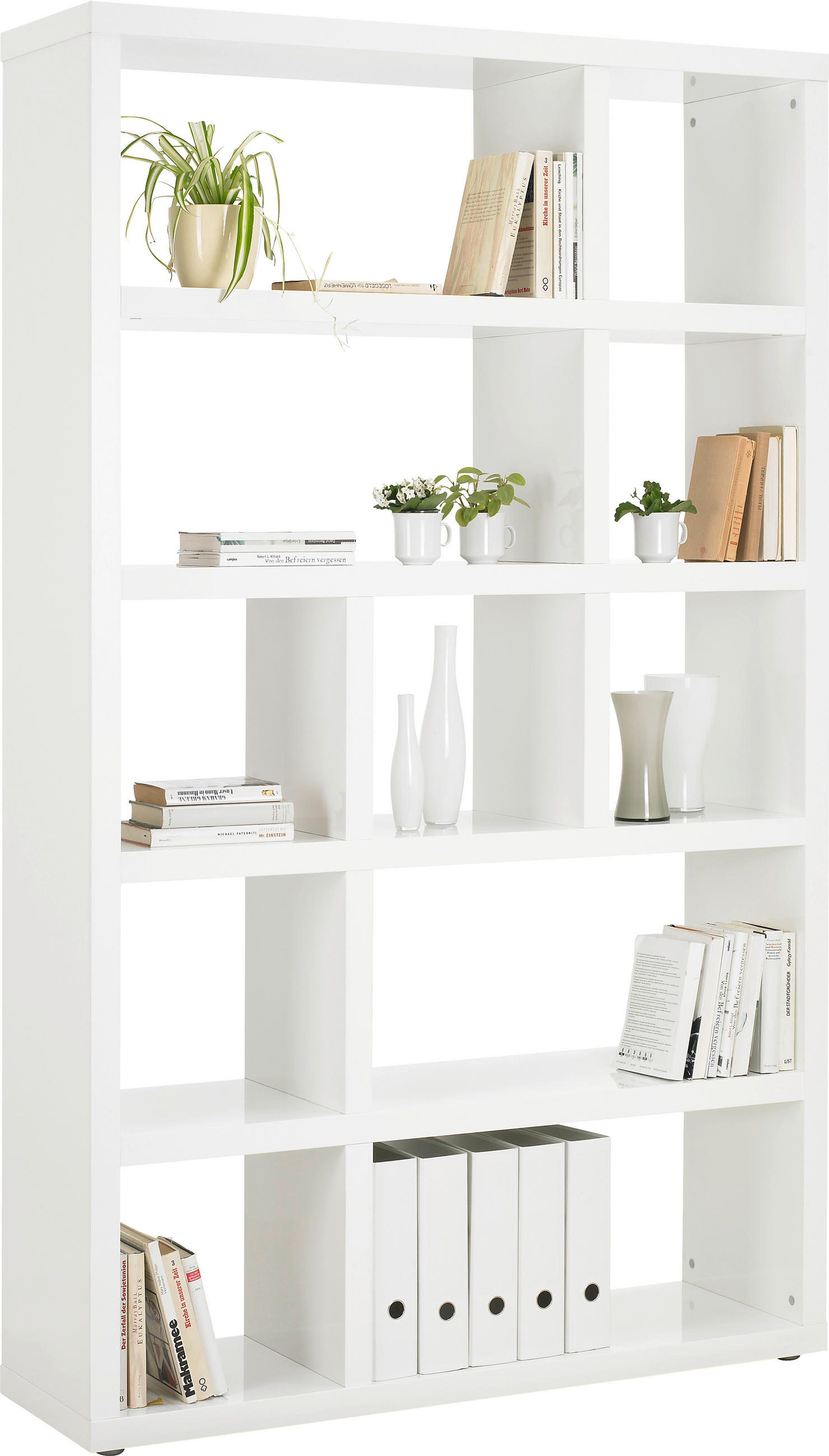 Regal 123/203/35 cm Weiß