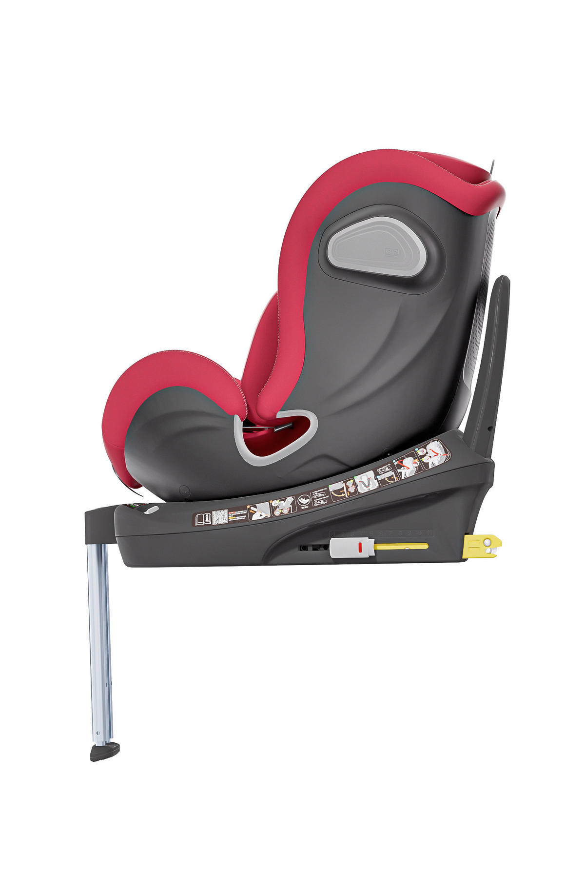 REBOARDER-KINDERSITZ Swan Fix  - Rot, Basics, Kunststoff/Textil (44/77/58.5cm) - AVOVA