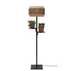 GOLVLAMPA GOOD&MOJO  40/160 cm    - svart/naturfärgad, Trend, trä (40/160cm) - Good & Mojo