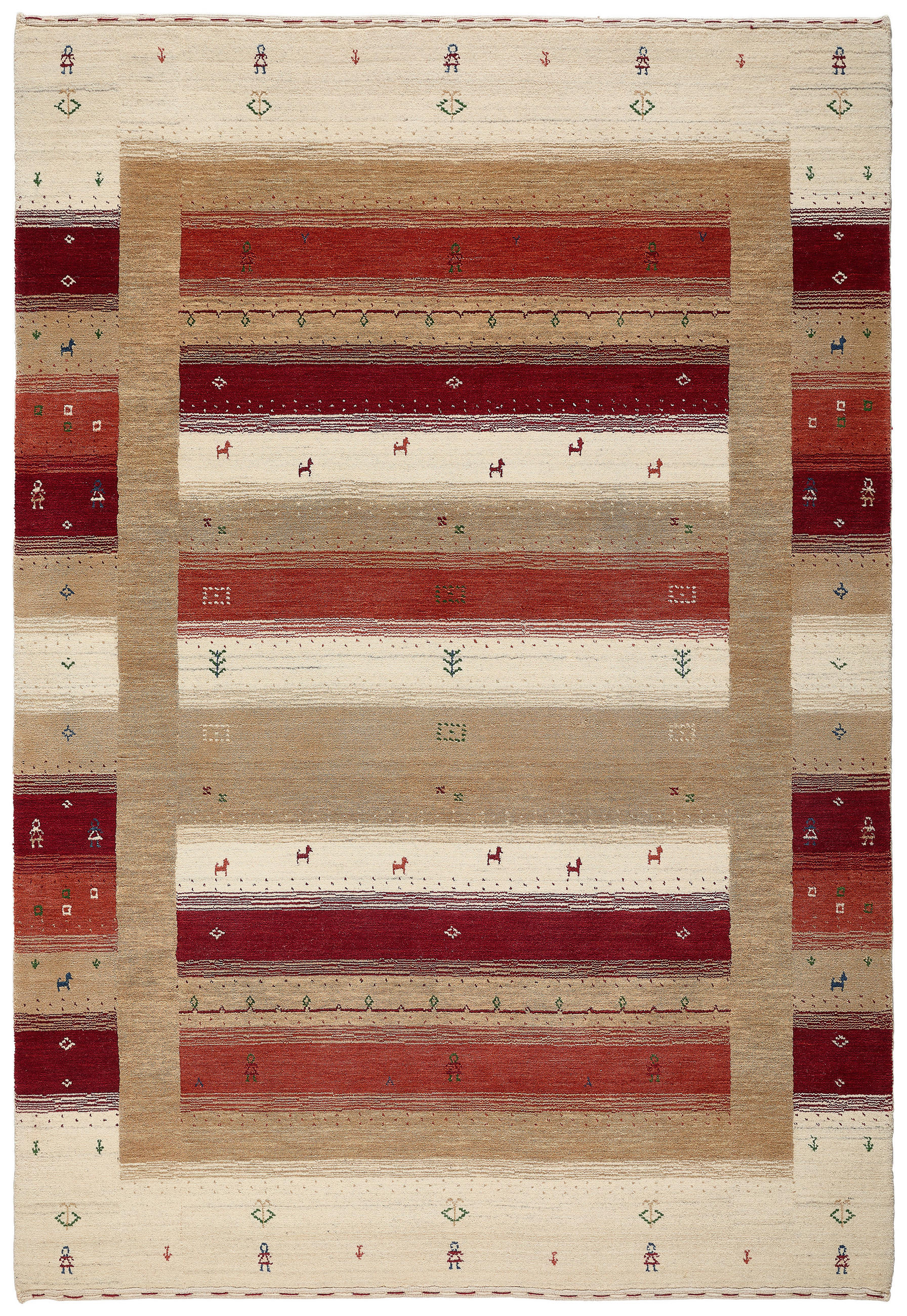 Cazaris Orientteppich Mehrfarbig 170x240 cm