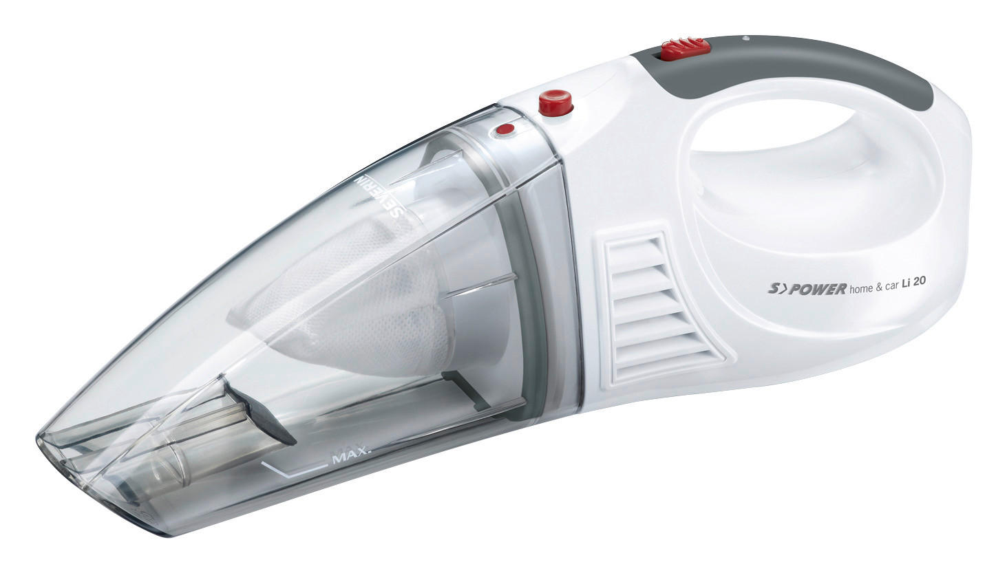 Akku-Handstaubsauger  - Weiß, Basics, Kunststoff (39/11/14cm) - Severin